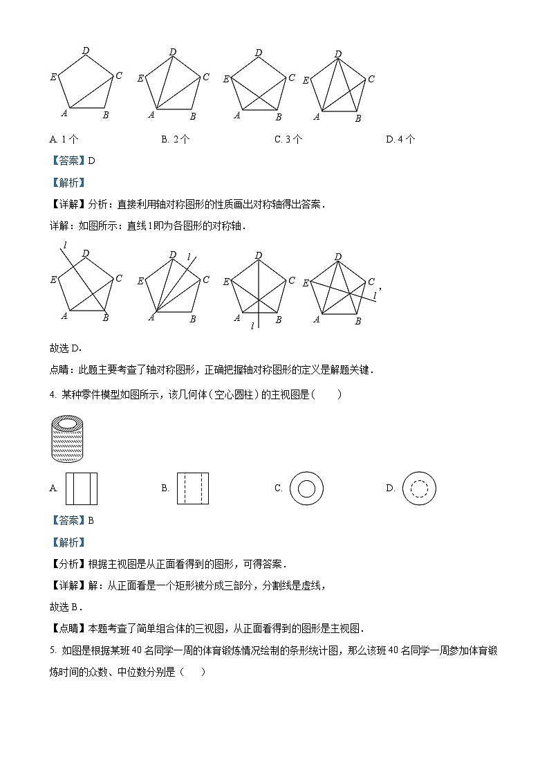 2024年广东省广州市广东广雅中学中考二模数学试题（原卷版+解析版）02