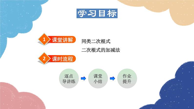 21.3.1 二次根式的加减 华师大版数学九年级上册课件第2页