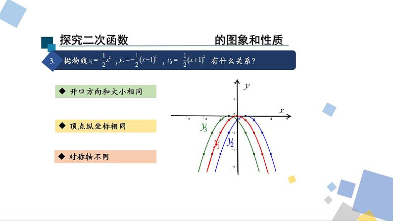 1.3 二次函数y=a(x-h)2+k的图象和性质 浙教版九年级数学上册课件05