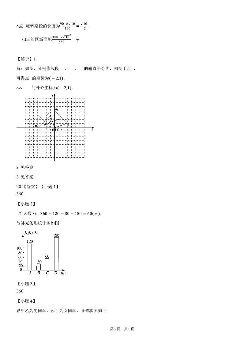 【参考答案】2023-2024学年江苏省苏州市星海实验初中初三下 调研试卷第2页