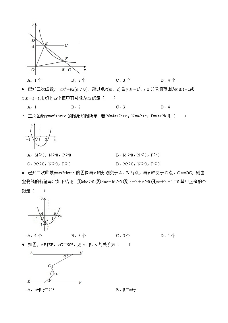 2024年中考数学压轴题精选专项突破-二次函数第3页