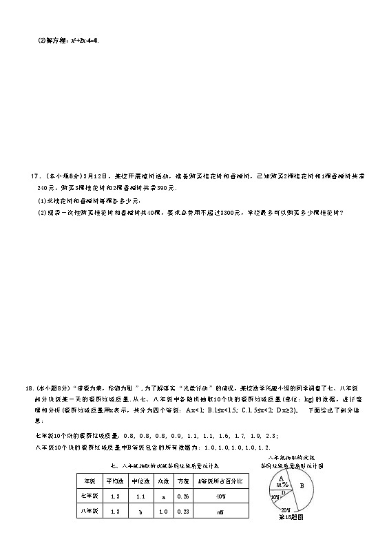 2024年辽宁省初中学业水平考试仿真冲刺卷数学试题（一）03