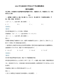 2024年浙江省温州市文成县中考数学二模试题(学生版+教师版)