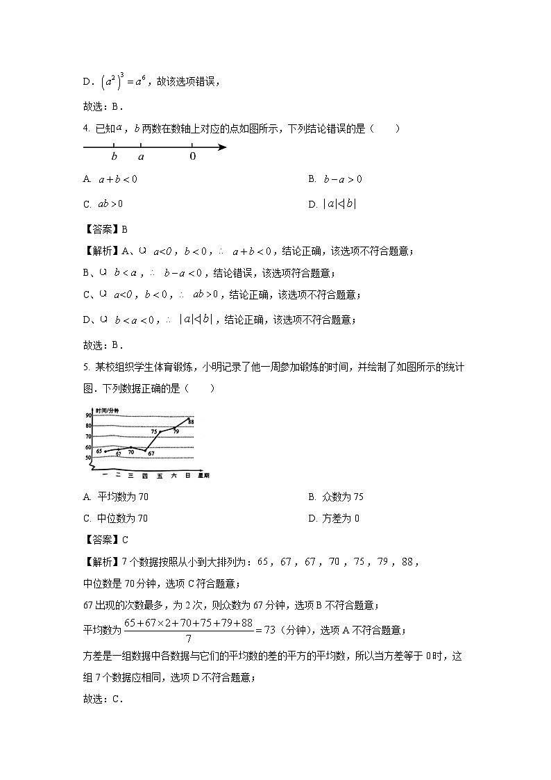 江苏省徐州市铜山区2024年中考二模数学试卷（解析版）02