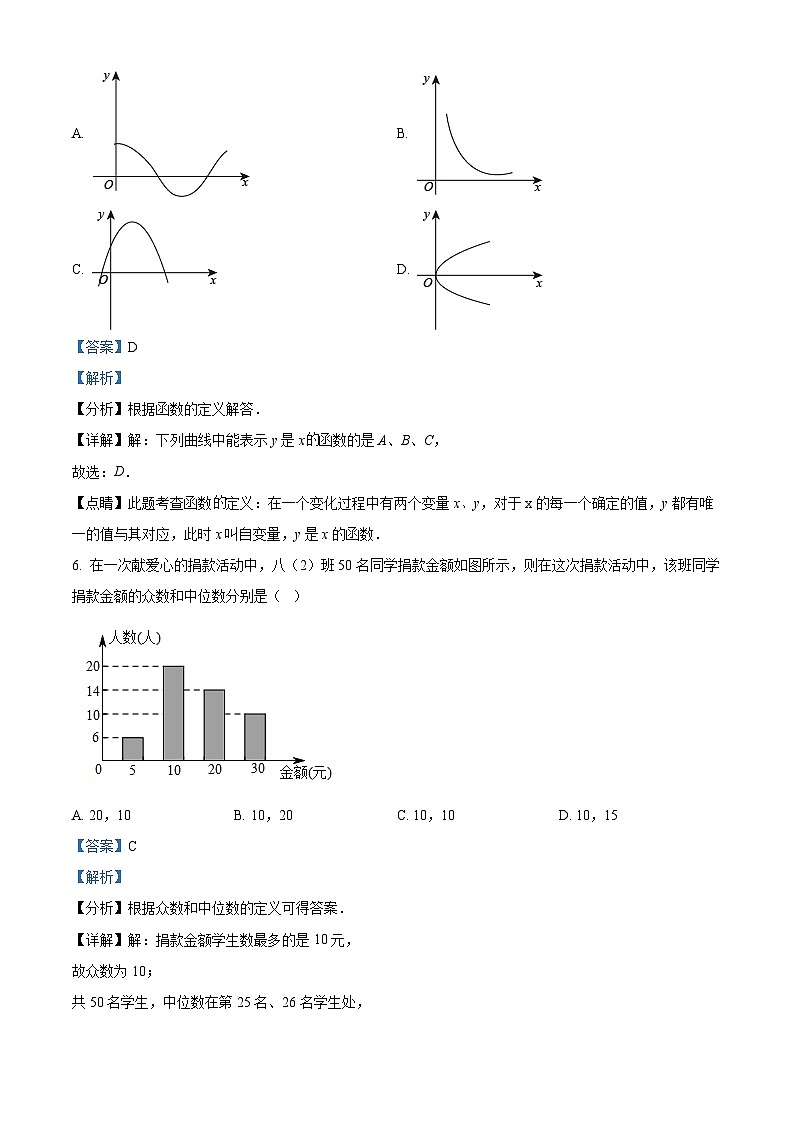 精品解析：四川省内江市2022-2023学年八年级下学期期末数学试题（解析版）第3页