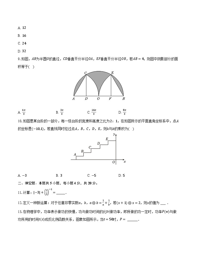 2024年广东省中山市纪中、纪雅、三鑫中考数学三模试卷（含解析）02