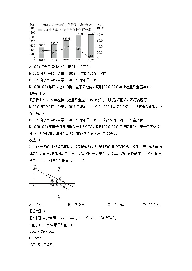 甘肃省定西市临洮县2024年中考二模数学试卷（解析版）03