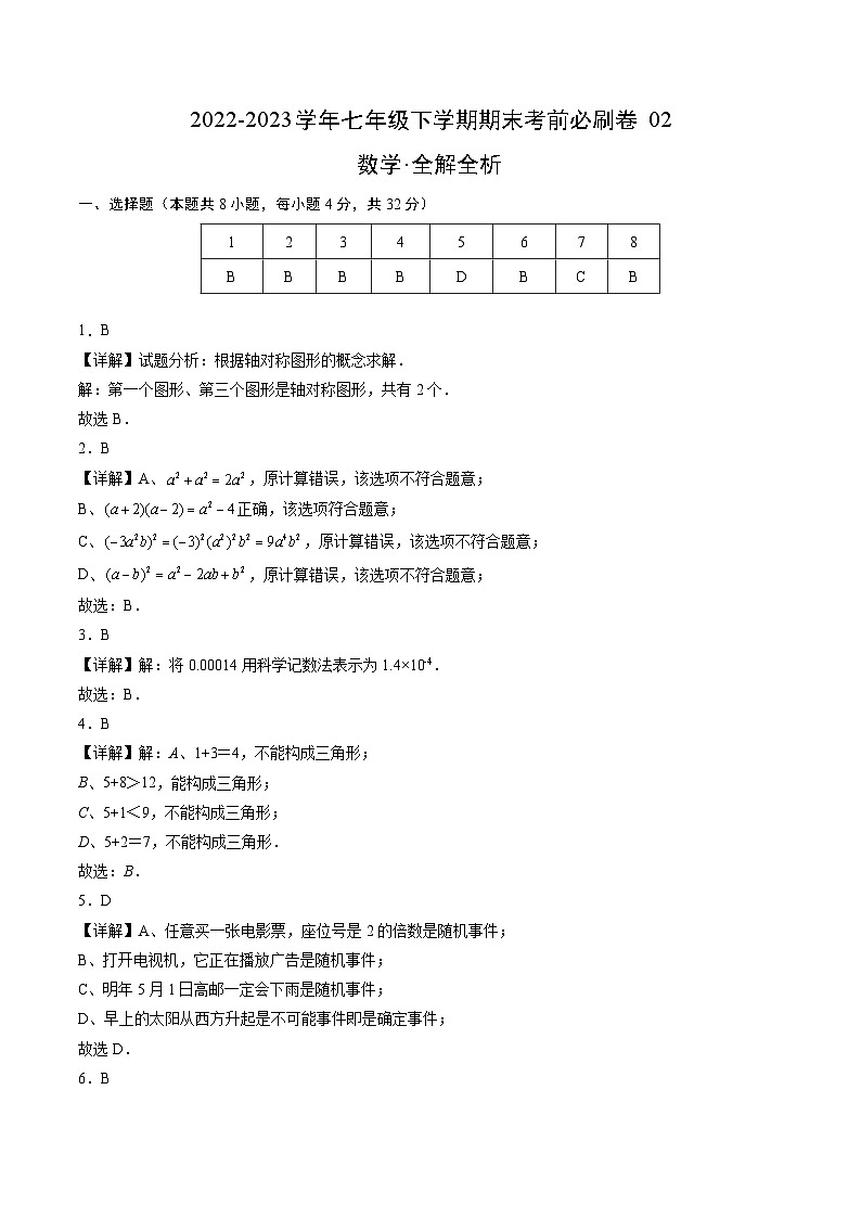 数学02卷（四川成都专用）-（全解全析）第1页