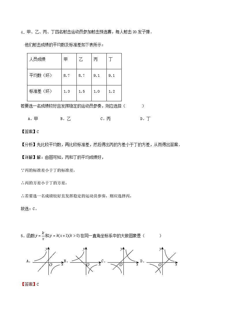 2023-2024学年第二学期浙教版八年级数学期末模拟训练试卷解析03