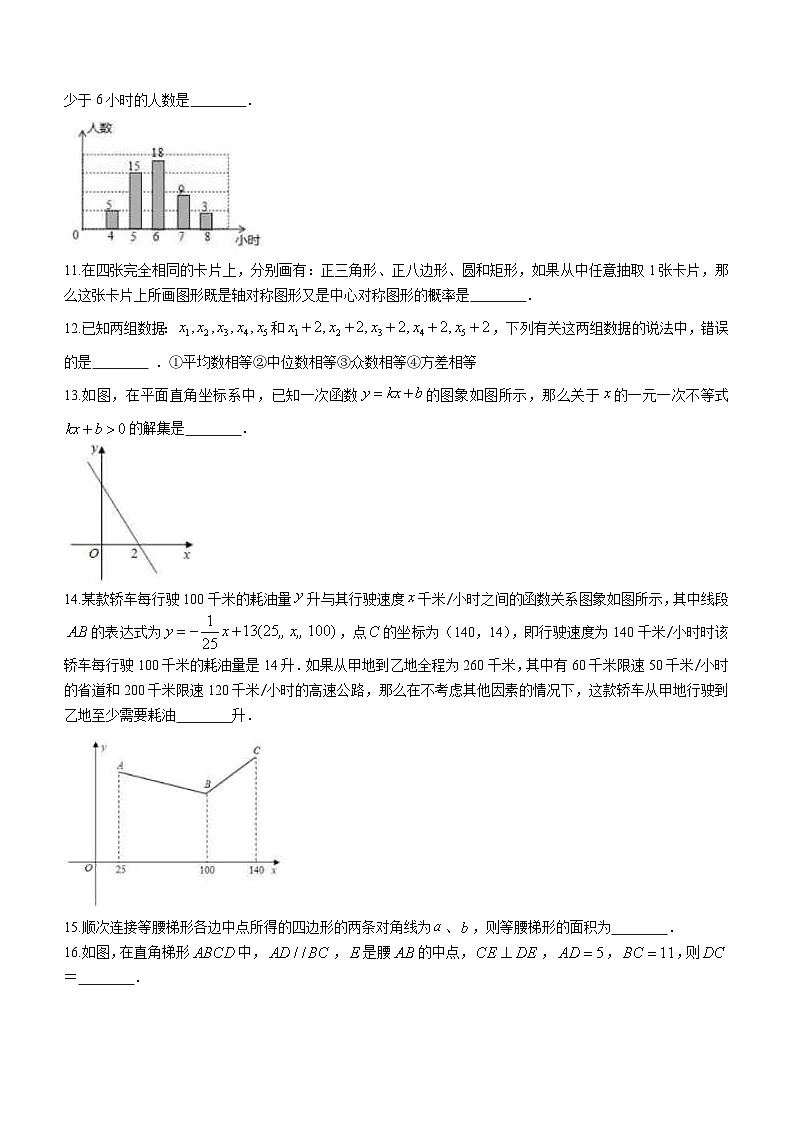 上海市杨浦区2024年中考四模数学试题第2页