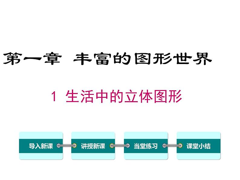 1.1.1 生活中的立体图形　课件2024—2025学年北师大版数学七年级上册01