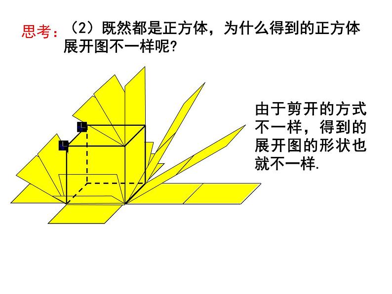 1.2展开与折叠（第1课时）课件 2024-2025学年北师大版数学七年级上册第5页