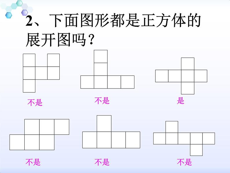 2024-2025学年北师大版数学七年级上册 1.2.1正方体展开图 课件07