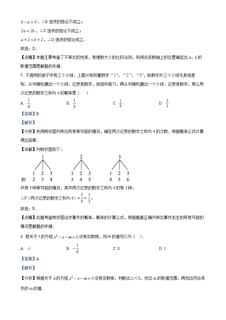 11，2024年北京市广渠门中学中考二模数学试题第3页