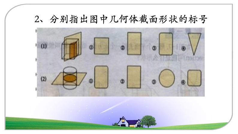 北师大版七年级上册1.3 截一个几何体，1.4从三个不同方向看物体的形状课件03