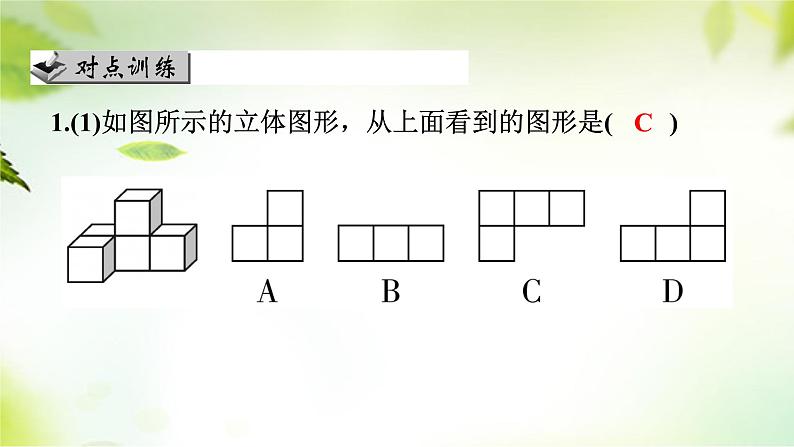 1.4　从三个方向看物体的形状　课件2024-2025学年北师大版数学七年级上册05