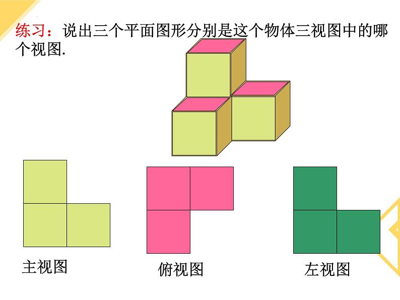 1.4 从三个方向看物体课件2024-2025学年北师大版七年级数学上册05