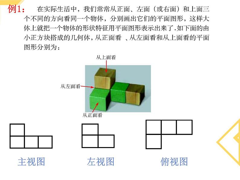 1.4 从三个方向看物体课件2024-2025学年北师大版七年级数学上册06