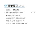 北师大版2024-2025七年级数学上册1.3截一个几何体 习题课件