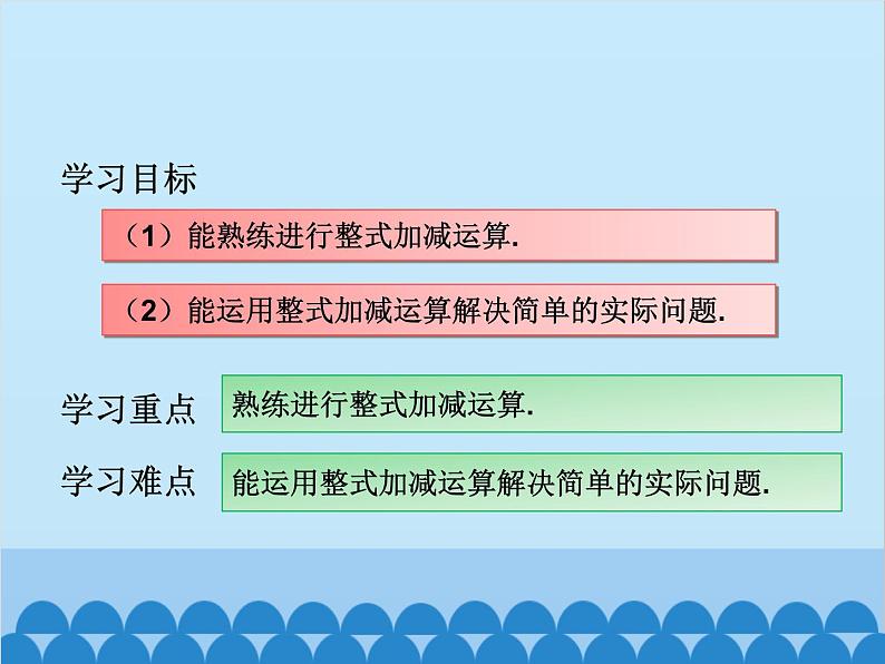 人教版数学七年级上册 2.2 整式的加减-第3课时 整式的加减课件03