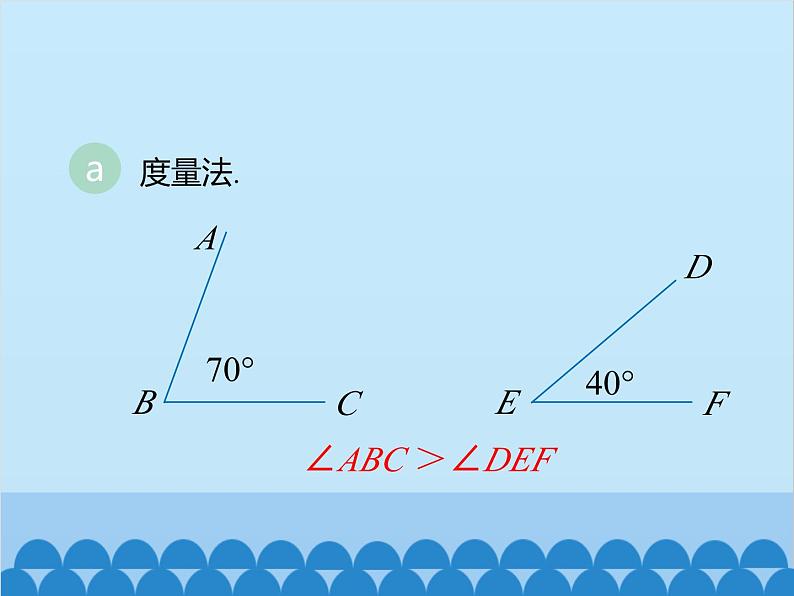 人教版数学七年级上册 4.3.2 角的比较与运算课件05