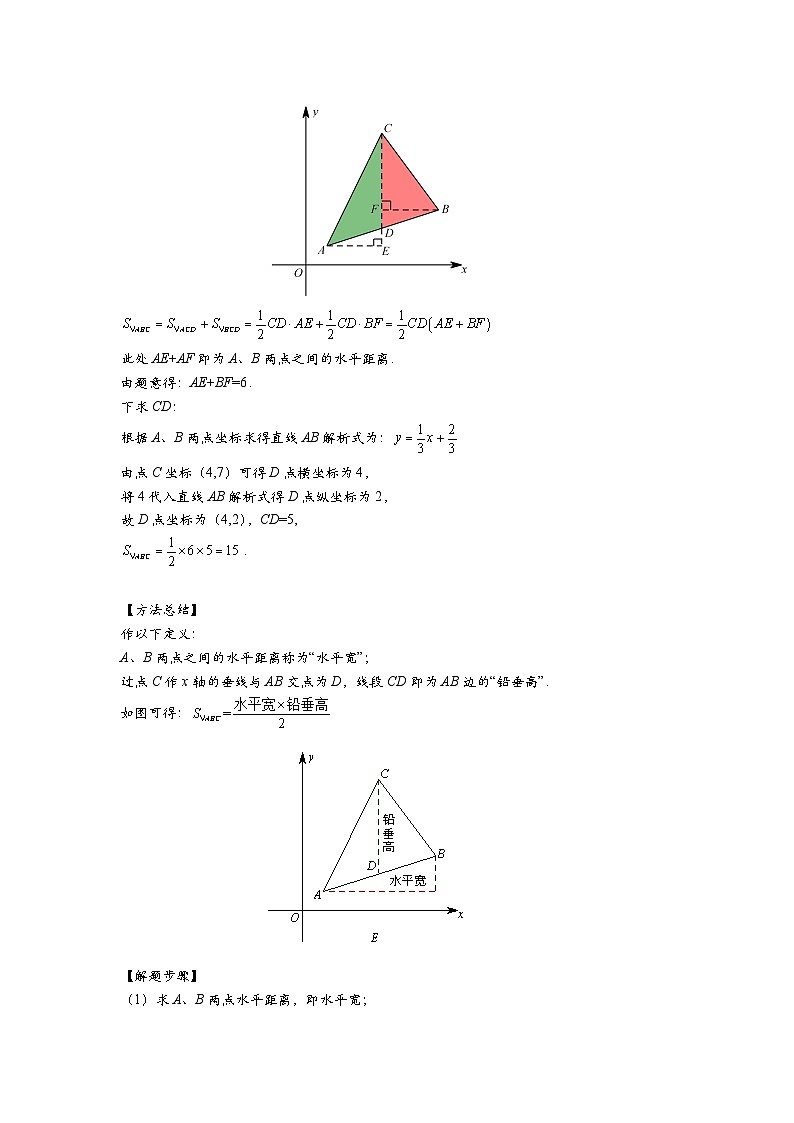 2024成都中考数学二轮复习专题：三角形面积求最大值问题——铅垂法02