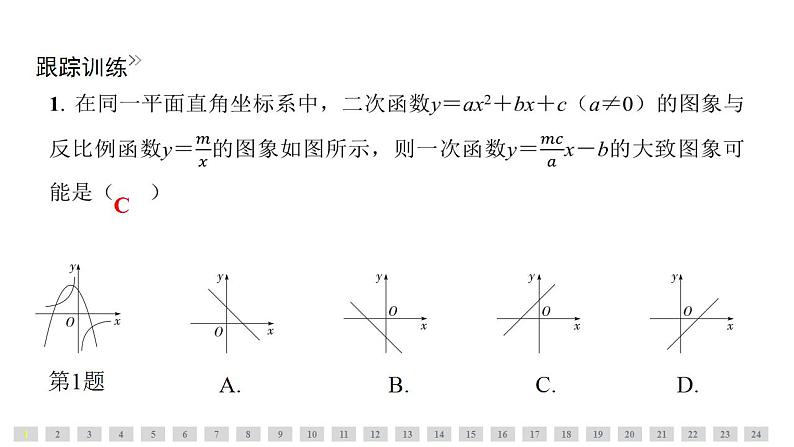 2024年中考数学二轮复习突破课件：专题一 分析判断函数图象(共36张PPT)第4页