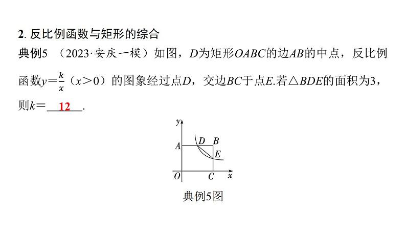 2024年中考数学二轮复习题型突破课件：反比例函数与几何图形的综合题(共20张PPT)第8页