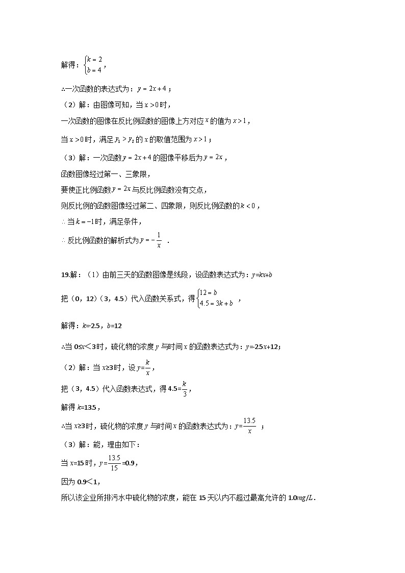 四川省金堂县实验中学初2023届数学基础知识专项训练题6(答案)第2页