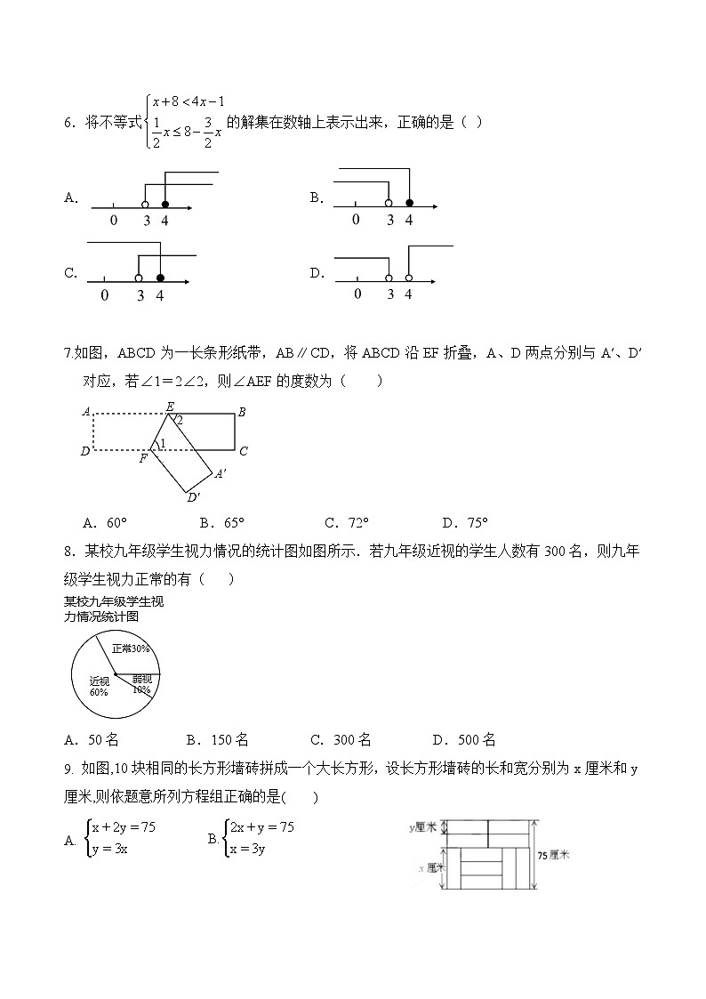 期末全真模拟卷（二）七年级数学下学期期末考试全真模拟卷（人教版）02