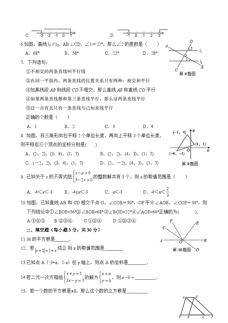 期末全真模拟卷（三）七年级数学下学期期末考试全真模拟卷（人教版）02