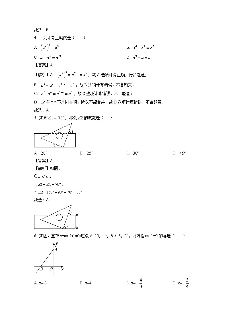 数学：辽宁省葫芦岛市绥中县2024年九年级中考二模试题（解析版）02