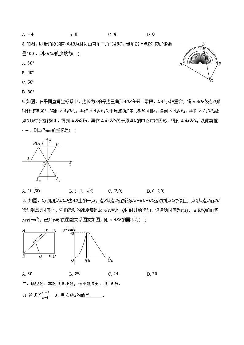 2024年河南省南阳市淅川县中考数学二模试卷（含解析）第2页