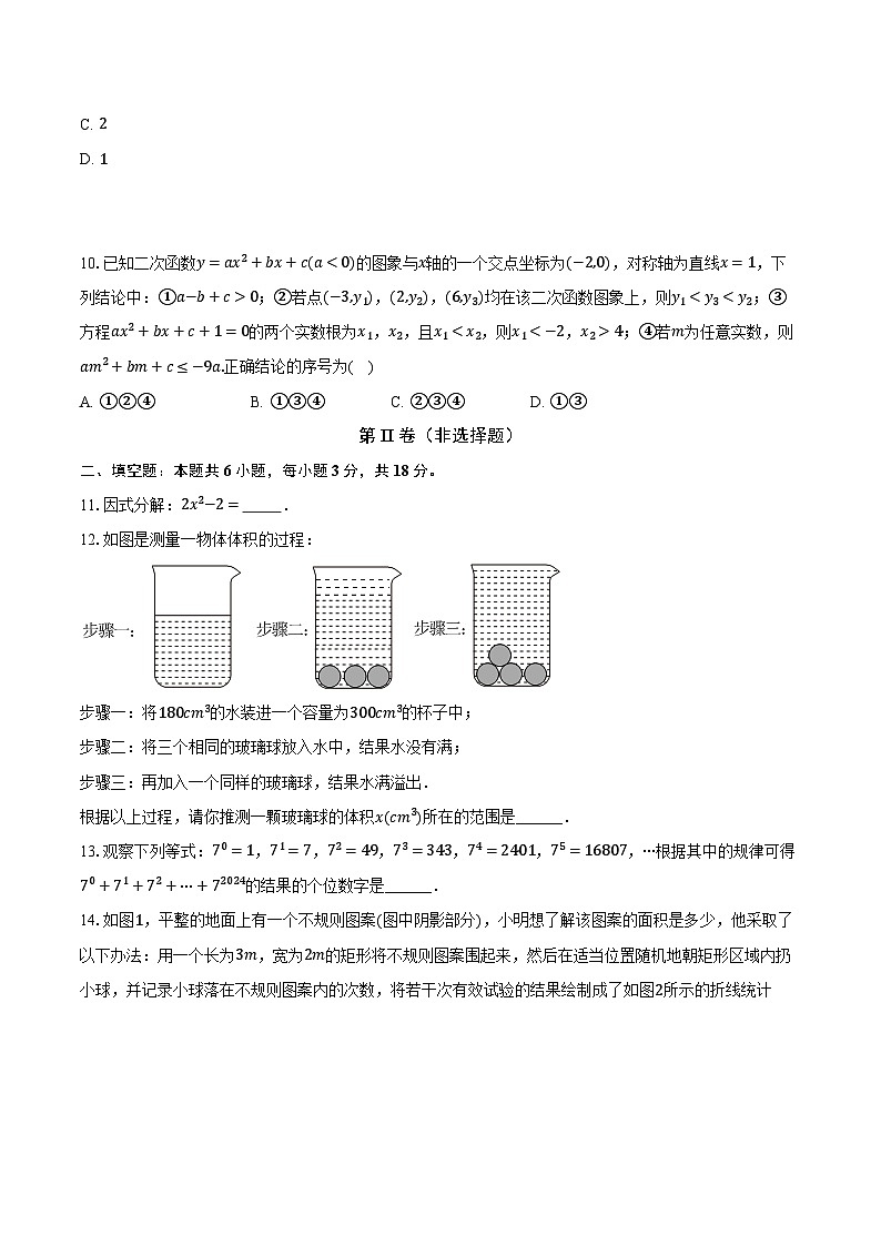 2024年山东省聊城市高唐县中考数学二模试卷03