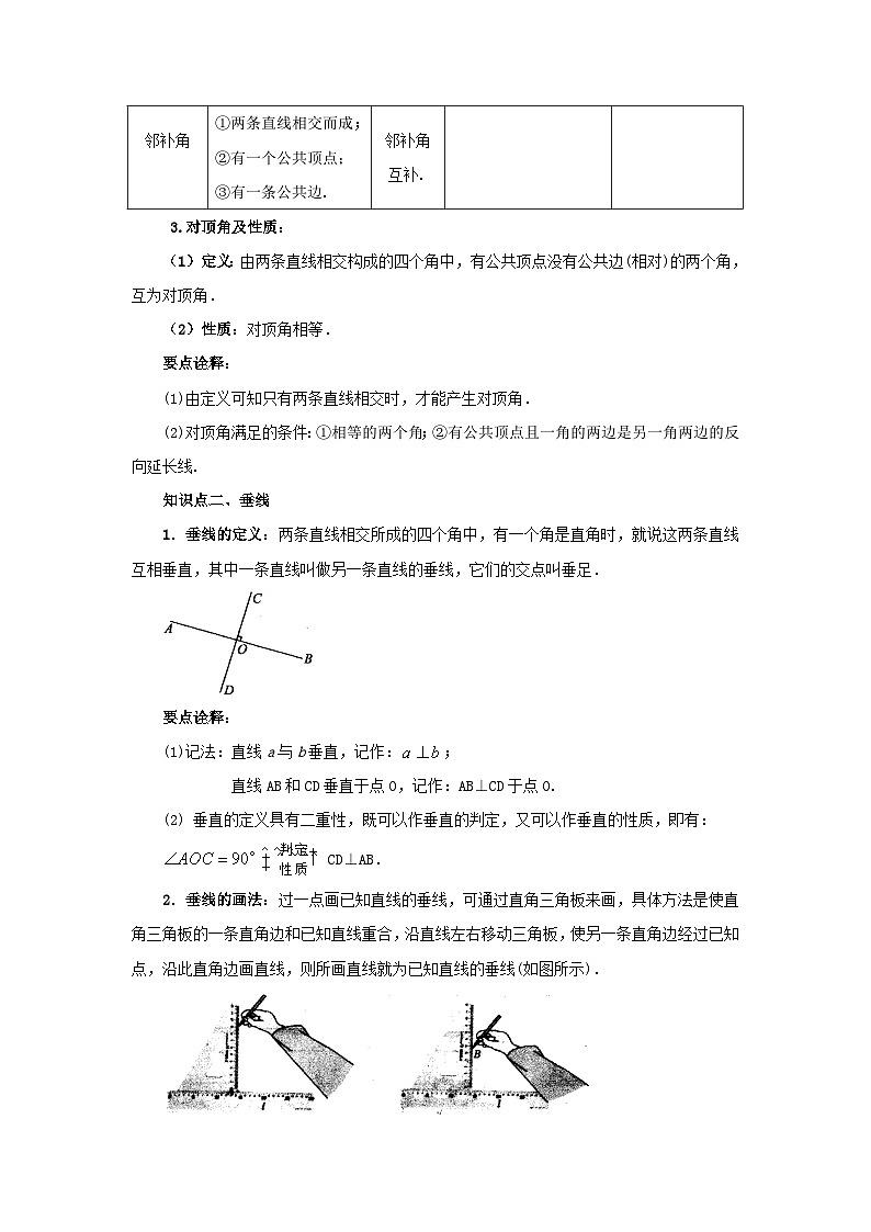 5.1 相交线、垂线（能力提升）-七年级数学下册要点突破与同步训练（人教版）第2页