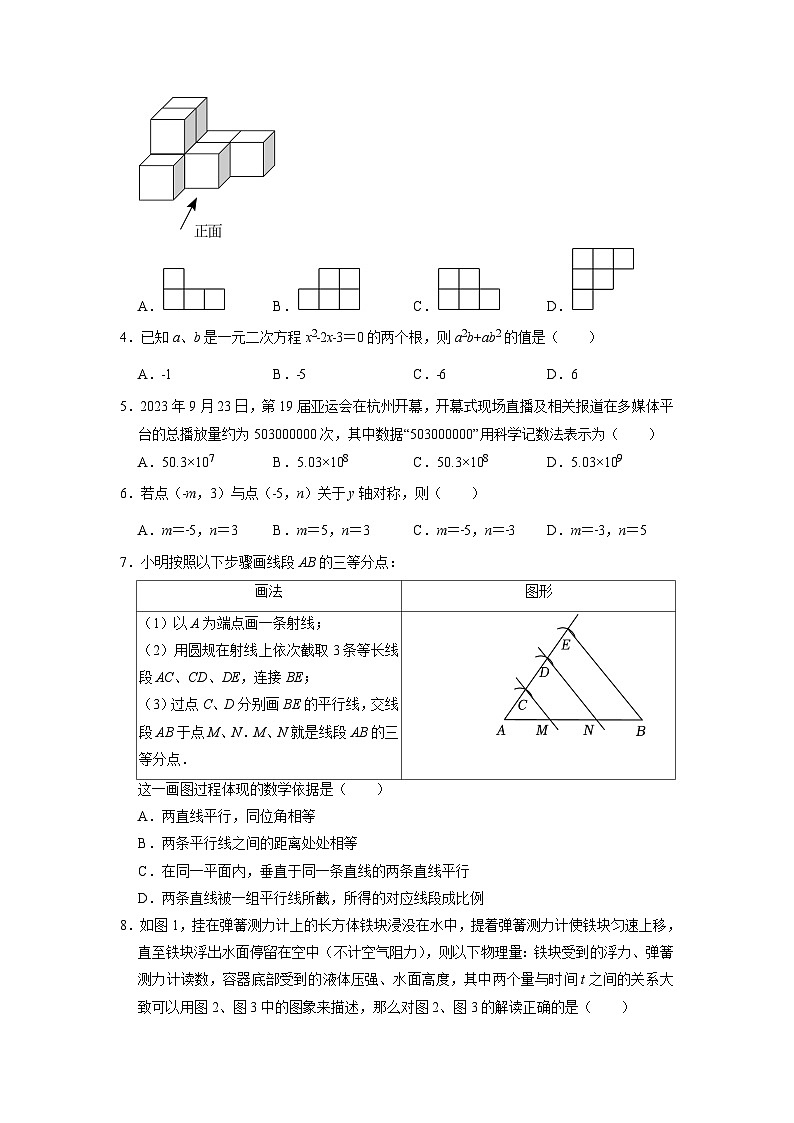 中考数学押题-（江苏常州卷） -2024年中考押题卷预测02