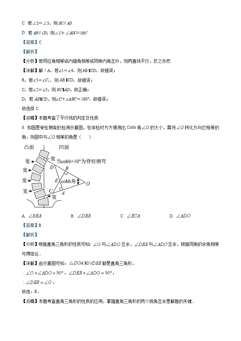 江苏省常州市钟楼区教科院附属初级中学2023-2024学年七年级下学期期中数学试题03