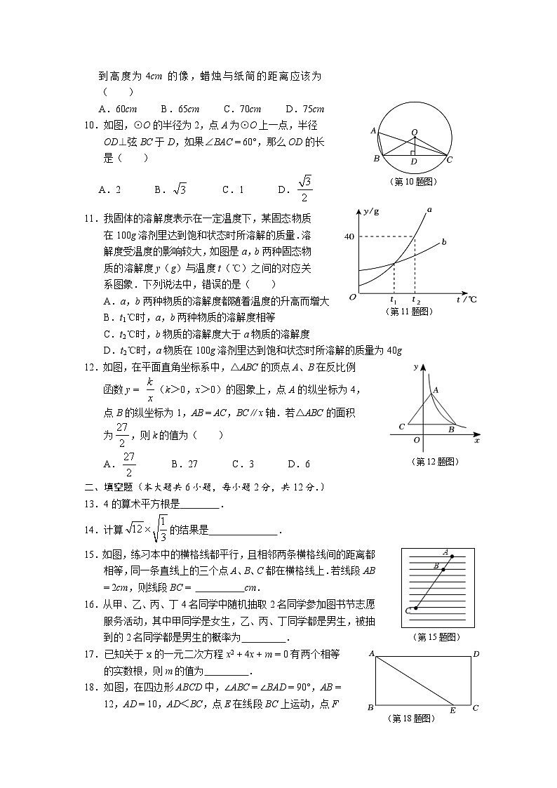 2024年广西初中学业水平考试全真模拟数学试题（含答案）02