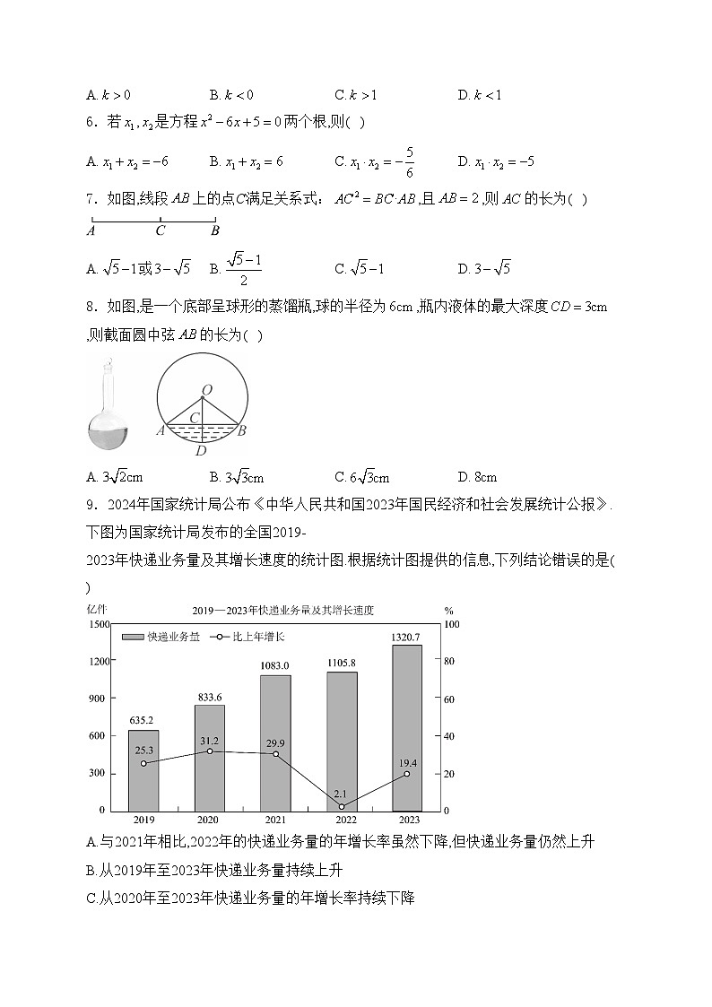 甘肃省兰州市榆中县多校联考2024届九年级下学期中考二模数学试卷(含答案)第2页