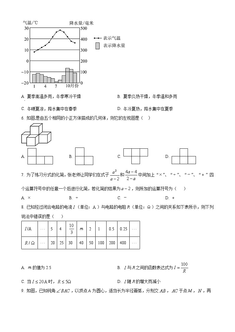 2024年湖北省恩施州巴东县中考模拟数学试题（原卷版+解析版）02