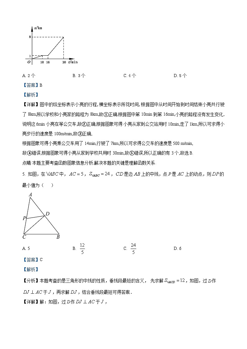江西省九江市永修县第三中学2023-2024学年七年级下学期月考数学试题03