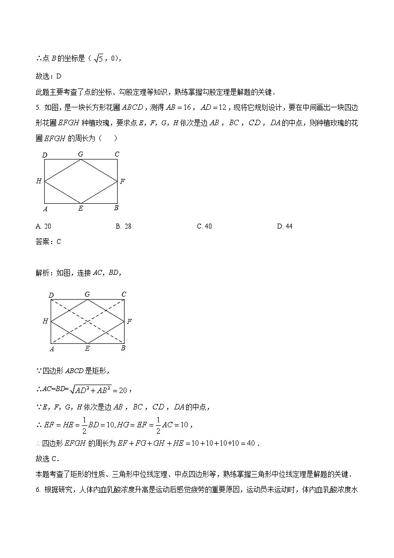 吉林省白城市通榆县2022-2023学年八年级下学期5月月考数学试卷(含解析)第3页