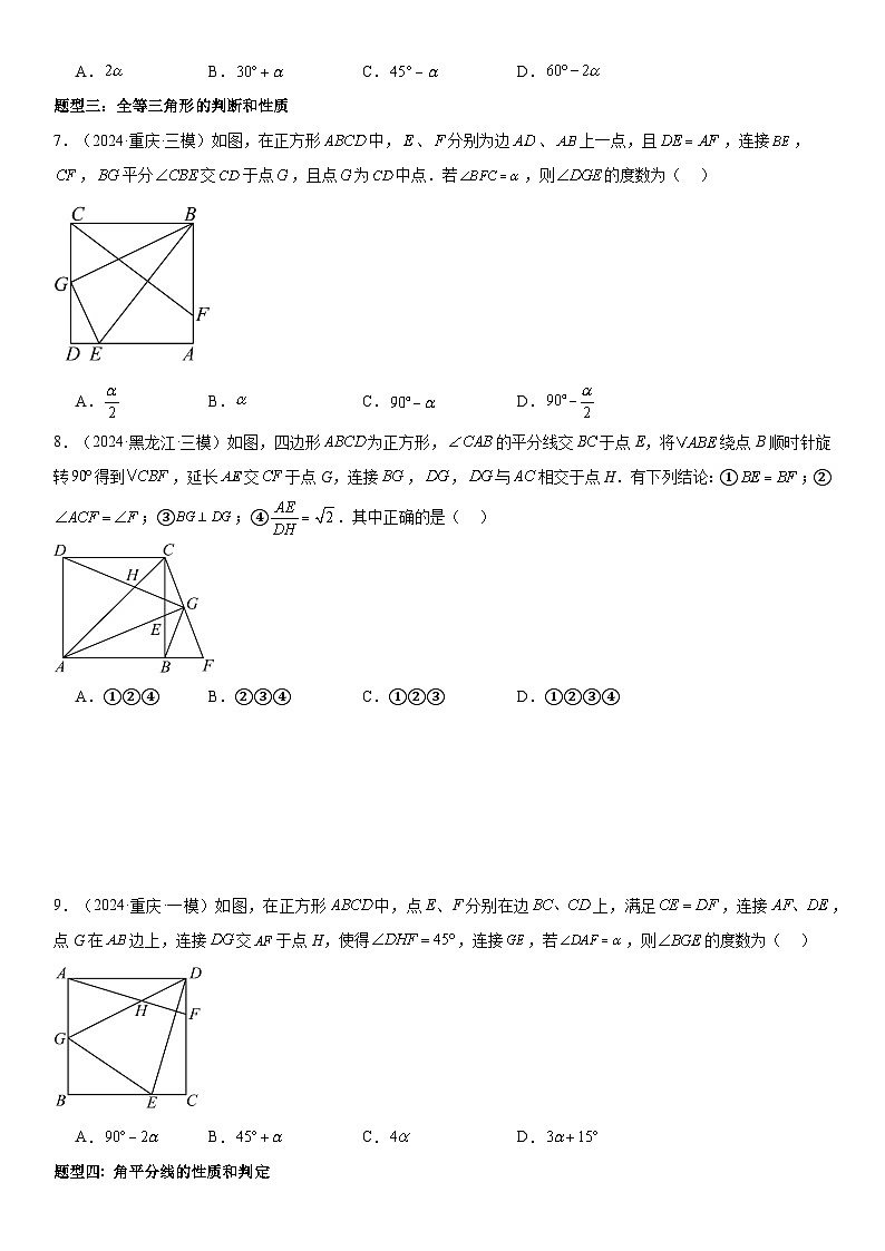 2024届中考数学考前《终讲·终练·终卷》冲刺高分突破（全国通用）第07讲：三角形综合 原卷版第3页