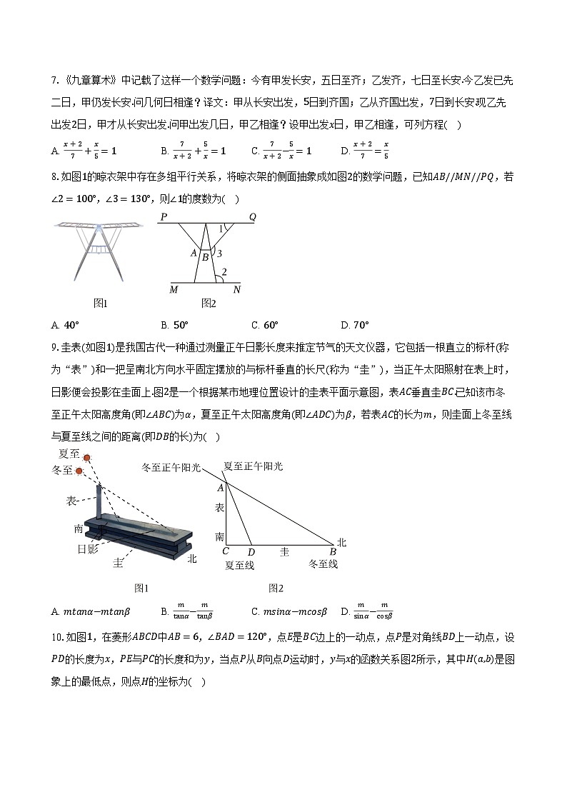 2024年广东省深圳市罗湖区翠园东晓中学中考数学模拟试卷（含解析）02