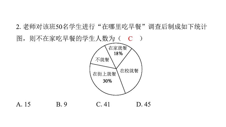 最新北师版七上数学金牌学典6.3　第1课时　扇形统计图（课件）03