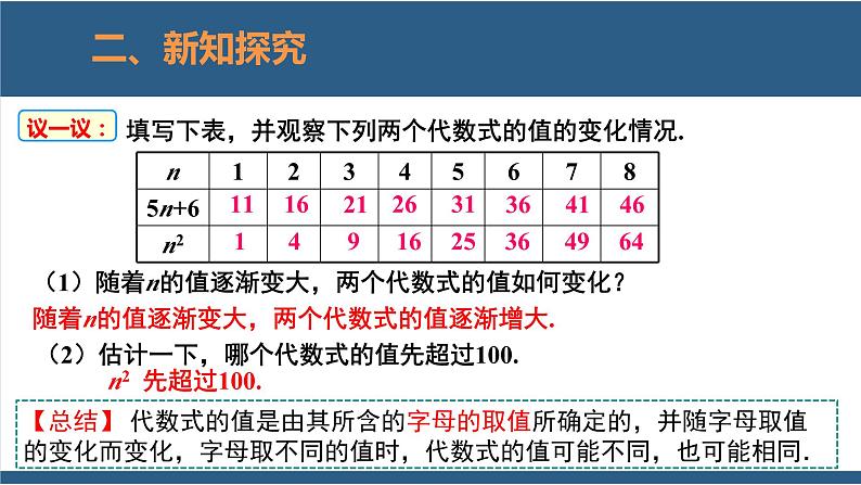 3.2 代数式第2课时-【高效课堂】2024-2025学年七年级数学上册同步精品课堂课件（北师大版）第7页