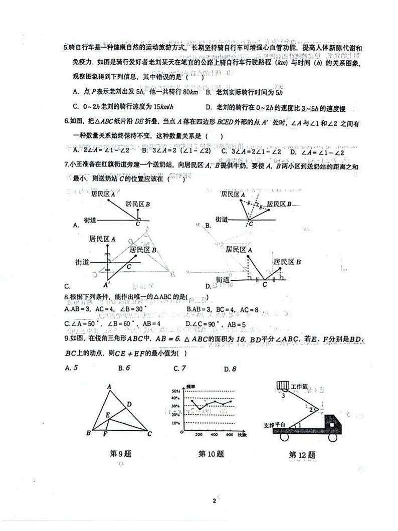 2023-2024学年辽宁省沈阳市虹桥中学七年级下学期6月月考数学试卷02