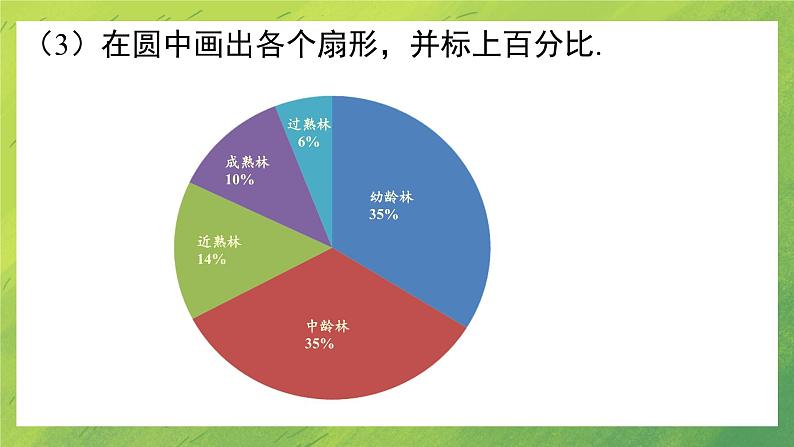 北师大版七年级数学上册第六章6.3 第1课时 扇形统计图课件第6页