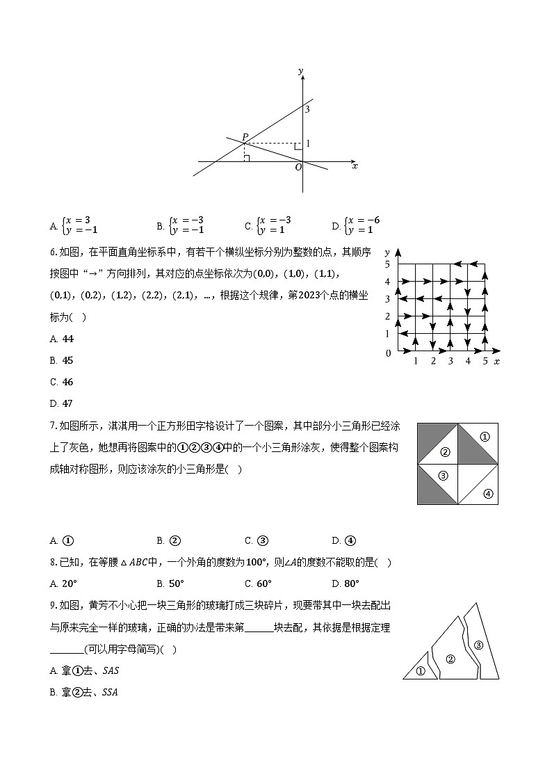 2023-2024学年安徽省合肥市长丰县八年级（上）期末数学试卷（含解析）02
