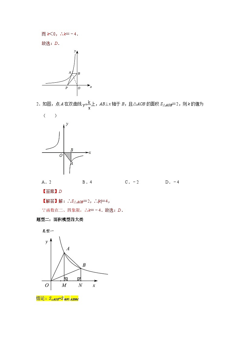 专题11 反比例函数压轴3模型6类题型（解析版）第2页